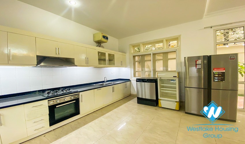 Fully furnished house for lease in Ciputra, Tay Ho, Ha Noi